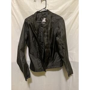 Speed & Strength Womens Motorcycle Bike Jacket Liner Polyester Black Sz Lg